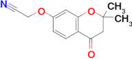 2-((2,2-Dimethyl-4-oxochroman-7-yl)oxy)acetonitrile
