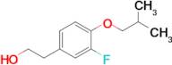 2-(3-Fluoro-4-isobutoxyphenyl)ethan-1-ol