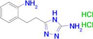 5-[2-(2-aminophenyl)ethyl]-4H-1,2,4-triazol-3-amine dihydrochloride