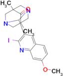 2-(2-Iodo-7-methoxyquinolin-3-yl)-5,7-dimethyl-1,3-diazaadamantan-6-one