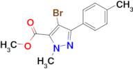 Methyl 4-bromo-1-methyl-3-(p-tolyl)-1H-pyrazole-5-carboxylate