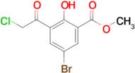 Methyl 5-bromo-3-(2-chloroacetyl)-2-hydroxybenzoate