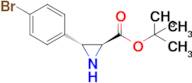 Tert-butyl (2S,3R)-3-(4-bromophenyl)aziridine-2-carboxylate