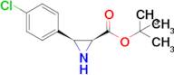 Tert-butyl (2S,3S)-3-(4-chlorophenyl)aziridine-2-carboxylate