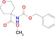 Methyl 4-(((benzyloxy)carbonyl)amino)tetrahydro-2H-pyran-4-carboxylate