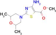 Methyl 4-amino-2-(2,6-dimethylmorpholino)thiazole-5-carboxylate