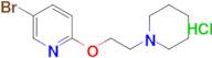 5-Bromo-2-(2-(piperidin-1-yl)ethoxy)pyridine hydrochloride