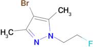 4-Bromo-1-(2-fluoroethyl)-3,5-dimethyl-1H-pyrazole