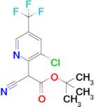Tert-butyl 2-(3-chloro-5-(trifluoromethyl)pyridin-2-yl)-2-cyanoacetate