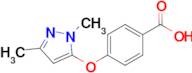 4-((1,3-Dimethyl-1H-pyrazol-5-yl)oxy)benzoic acid