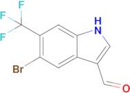 5-Bromo-6-(trifluoromethyl)-1H-indole-3-carbaldehyde