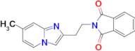 2-(2-(7-Methylimidazo[1,2-a]pyridin-2-yl)ethyl)isoindoline-1,3-dione