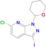 6-Chloro-3-iodo-1-(tetrahydro-2H-pyran-2-yl)-1H-pyrazolo[3,4-b]pyridine