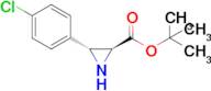 Tert-butyl (2S,3R)-3-(4-chlorophenyl)aziridine-2-carboxylate