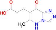 3-{6-methyl-8-oxo-5H,8H-[1,2,4]triazolo[4,3-b]pyridazin-7-yl}propanoic acid