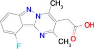 2-(10-Fluoro-2,4-dimethylpyrimido[1,2-b]indazol-3-yl)acetic acid