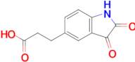 3-(2,3-Dioxoindolin-5-yl)propanoic acid