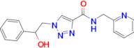 1-(2-Hydroxy-2-phenylethyl)-N-(pyridin-2-ylmethyl)-1H-1,2,3-triazole-4-carboxamide