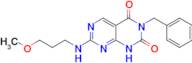 3-Benzyl-7-((3-methoxypropyl)amino)pyrimido[4,5-d]pyrimidine-2,4(1H,3H)-dione