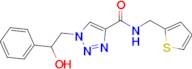 1-(2-Hydroxy-2-phenylethyl)-N-(thiophen-2-ylmethyl)-1H-1,2,3-triazole-4-carboxamide