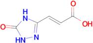 (2E)-3-(5-oxo-4,5-dihydro-1H-1,2,4-triazol-3-yl)prop-2-enoic acid