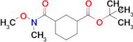 Tert-butyl 3-(methoxy(methyl)carbamoyl)cyclohexane-1-carboxylate