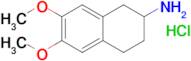 6,7-Dimethoxy-1,2,3,4-tetrahydronaphthalen-2-amine hydrochloride