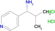 (R)-2-methyl-1-(pyridin-4-yl)propan-1-amine dihydrochloride