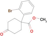 Methyl 1-(2-bromophenyl)-4-oxocyclohexane-1-carboxylate