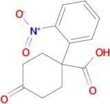 1-(2-Nitrophenyl)-4-oxocyclohexane-1-carboxylic acid