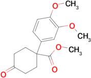 Methyl 1-(3,4-dimethoxyphenyl)-4-oxocyclohexane-1-carboxylate