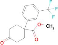 Methyl 4-oxo-1-(3-(trifluoromethyl)phenyl)cyclohexane-1-carboxylate