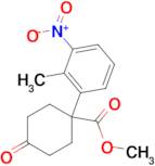 Methyl 1-(2-methyl-3-nitrophenyl)-4-oxocyclohexane-1-carboxylate