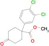 Methyl 1-(3,4-dichlorophenyl)-4-oxocyclohexane-1-carboxylate