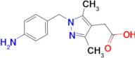 2-(1-(4-Aminobenzyl)-3,5-dimethyl-1H-pyrazol-4-yl)acetic acid