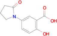 2-Hydroxy-5-(2-oxopyrrolidin-1-yl)benzoic acid