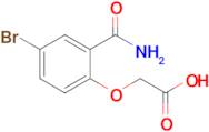 2-(4-Bromo-2-carbamoylphenoxy)acetic acid