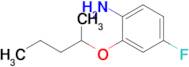 4-Fluoro-2-(pentan-2-yloxy)aniline