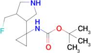 Tert-butyl (1-(4-(fluoromethyl)pyrrolidin-3-yl)cyclopropyl)carbamate