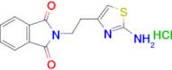 2-(2-(2-Aminothiazol-4-yl)ethyl)isoindoline-1,3-dione hydrochloride