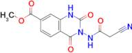 Methyl 3-(2-cyanoacetamido)-2,4-dioxo-1,2,3,4-tetrahydroquinazoline-7-carboxylate