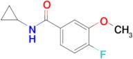 N-cyclopropyl-4-fluoro-3-methoxybenzamide