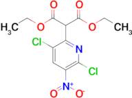 Diethyl 2-(3,6-dichloro-5-nitropyridin-2-yl)malonate