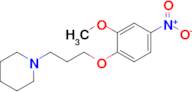 1-(3-(2-Methoxy-4-nitrophenoxy)propyl)piperidine