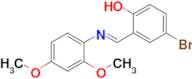 (E)-4-bromo-2-(((2,4-dimethoxyphenyl)imino)methyl)phenol