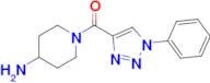 (4-Aminopiperidin-1-yl)(1-phenyl-1H-1,2,3-triazol-4-yl)methanone