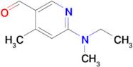 6-(Ethyl(methyl)amino)-4-methylnicotinaldehyde