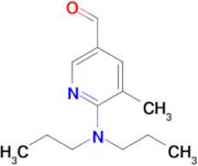 6-(Dipropylamino)-5-methylnicotinaldehyde