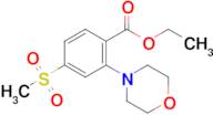 Ethyl 4-(methylsulfonyl)-2-morpholinobenzoate