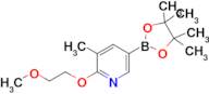 2-(2-Methoxyethoxy)-3-methyl-5-(4,4,5,5-tetramethyl-1,3,2-dioxaborolan-2-yl)pyridine